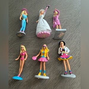 Enesco Barbie Cake Toppers set of Size 1990s